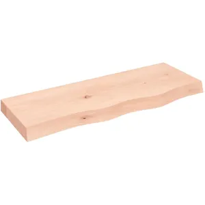 Comparateur de prix : vidaXL Étagère murale 80x30x(2-6) cm bois de chêne massif non traité