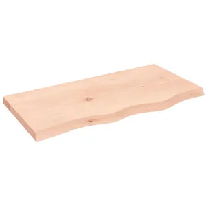 Comparateur de prix : vidaXL Étagère murale 80x40x(2-4) cm bois de chêne massif non traité