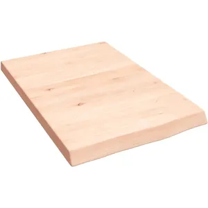 Comparateur de prix : vidaXL Étagère murale 40x60x(2-4) cm bois de chêne massif non traité