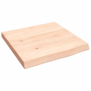 Comparateur de prix : vidaXL Étagère murale 40x40x(2-4)cm bois de chêne massif non traité
