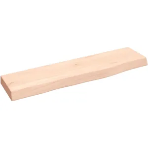 Comparateur de prix : vidaXL Étagère murale 40x10x2 cm bois de chêne massif non traité