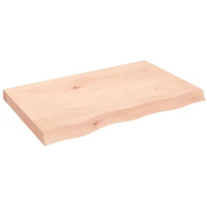 Comparateur de prix : vidaXL Étagère murale 80x50x(2-6) cm bois de chêne massif non traité