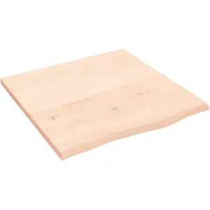 Comparateur de prix : vidaXL Étagère murale 60x60x2 cm bois de chêne massif non traité
