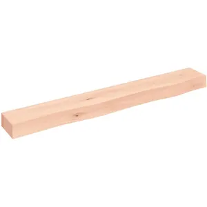 Comparateur de prix : vidaXL Étagère murale 80x10x6 cm bois de chêne massif non traité