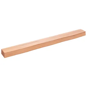 vidaXL Étagère murale marron clair 100x10x6cm bois chêne massif traité pas cher