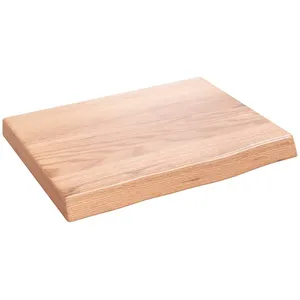 vidaXL Étagère murale marron clair bois chêne massif traité pas cher