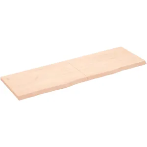 vidaXL Étagère murale 160x50x(2-4) cm bois de chêne massif non traitéVendu parcarrefour