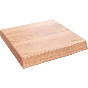 vidaXL Étagère murale marron clair bois chêne massif traité pas cher