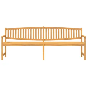 Comparateur de prix : vidaXL Banc de jardin 228x59,5x90 cm bois de teck solide