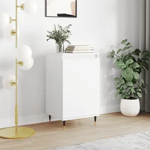 vidaXL Buffet blanc 40x35x70 cm bois d’ingénierie pas cher