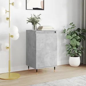 vidaXL Buffet gris béton 40x35x70 cm bois d'ingénierie pas cher