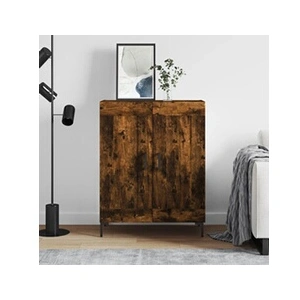 vidaXL Buffet chêne fumé 69,5x34x90 cm bois d'ingénierie pas cher