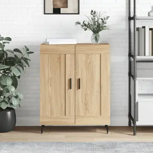 vidaXL Sideboard chêne Sonoma 69,5x34x90 cm Matériau dérivé du bois pas cher