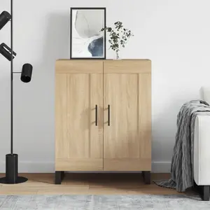 vidaXL Buffet chêne sonoma 69,5x34x90 cm bois d'ingénierie pas cher