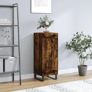 vidaXL Buffet Chêne Fumé pas cher