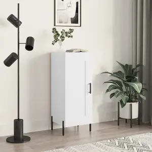 vidaXL Buffet blanc 34,5x34x90 cm bois d'ingénierie pas cher
