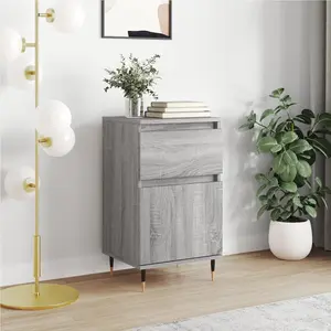 vidaXL Sideboard Gris Sonoma 40x35x70 cm Bois composite