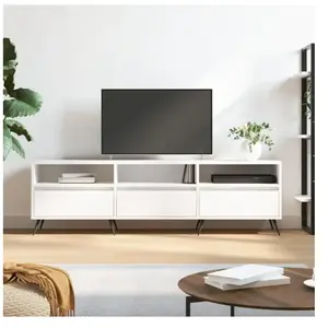 Comparateur de prix : vidaXL Meuble TV blanc 150x30x44,5 cm bois d'ingénierie