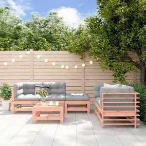 Comparateur de prix : vidaXL Salon de jardin 6 pcs bois massif douglas