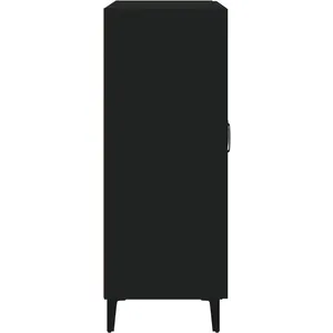 vidaXL Buffet noir 69,5x34x90 cm bois d'ingénierie