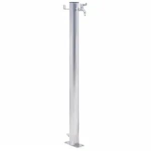 Comparateur de prix : vidaXL Colonne à eau de jardin 100 cm acier inoxydable rond