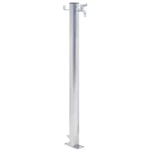 Comparateur de prix : vidaXL Colonne à eau de jardin 60 cm acier inoxydable rond