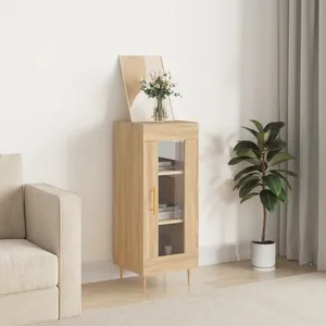 Comparateur de prix : vidaXL Buffet Chêne sonoma 34,5x34x90 cm Bois d'ingénierie