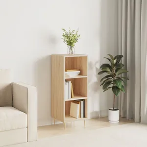 vidaXL Buffet chêne sonoma 34,5x32,5x90 cm bois d'ingénierie pas cher
