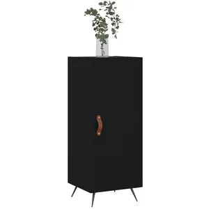 vidaXL Buffet Noir 34,5x34x90 cm Bois d'ingénierie pas cher
