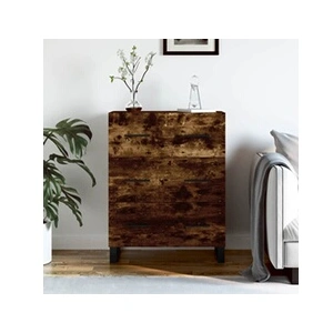 Comparateur de prix : VIDAXL Buffet, Armoire avec Pieds et 3 Tiroirs, Commode de Rangement, Organisateur de Salon, Moderne, Chêne Fumé Bois d'Ingénierie