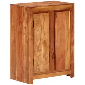 vidaXL Buffet 55x33x75 cm bois massif d'acacia pas cher