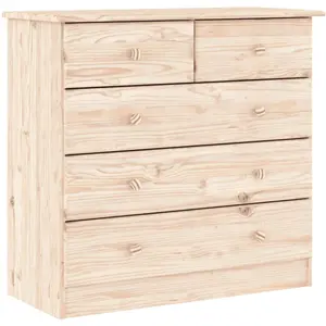 Comparateur de prix : vidaXL Commode ALTA 77x35x73 cm bois massif de pin