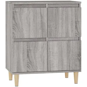 vidaXL Buffet Sonoma gris 60x35x70 cm Bois d'ingénierie pas cher