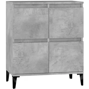 vidaXL Buffet Gris béton 60x35x70 cm Bois d'ingénierie pas cher
