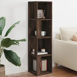 vidaXL Table basse blanc 80x80x36,5 cm bois d'ingénierie pas cher