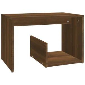 Comparateur de prix : VIDAXL Table d'appoint Chêne marron 59x36x38 cm Bois d'ingénierie