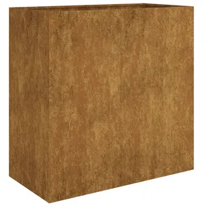 vidaXL Jardinière 40x80x80 cm acier corten pas cher