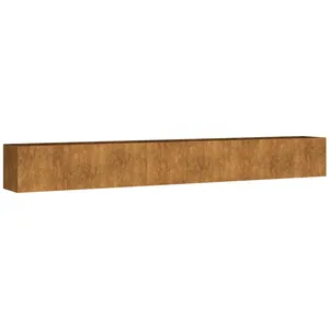 vidaXL Lit surélevé de jardin 360x40x40 cm acier corten pas cher