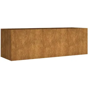vidaXL Vidaxl Lit Surélevé De Jardin 120x40x40 Cm Acier Corten pas cher