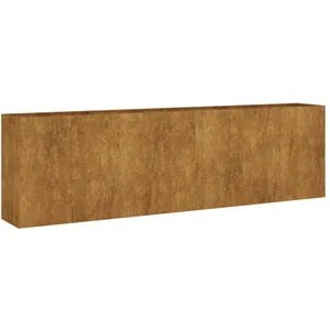 Comparateur de prix : vidaXL Lit surélevé de jardin 280x40x80 cm acier corten