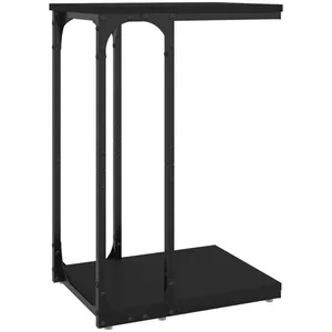 Comparateur de prix : vidaXL Table d'appoint Noir 40x30x60 cm Bois d'ingénierie