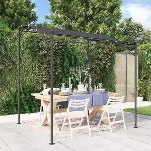 Comparateur de prix : vidaXL Auvent anthracite 2x2,3 m 180 g/m² tissu et acier
