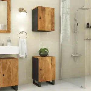 vidaXL Armoire de salle de bain 38x33x58 cm bois massif de manguier pas cher