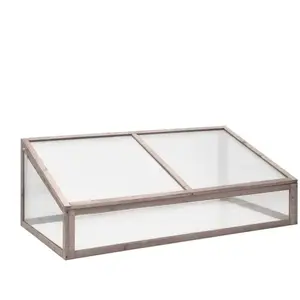 vidaXL Serre Gris 110x58,5x39 cm Bois de sapin