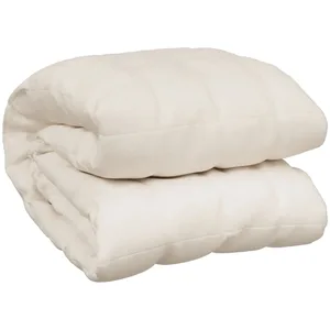 vidaXL Couverture lestée Crème clair 152x203 cm 11 kg Tissu pas cher