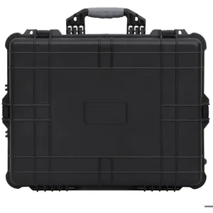 vidaXL Valise de vol à roulettes Noir 63x50x23 cm PP pas cher
