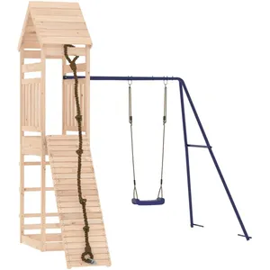 Comparateur de prix : vidaXL Aire de jeux d'extérieur bois de pin massif