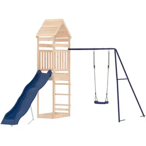 Comparateur de prix : vidaXL Aire de jeux d'extérieur bois de pin massif