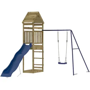 Comparateur de prix : vidaXL Aire de jeux d'extérieur bois de pin imprégné