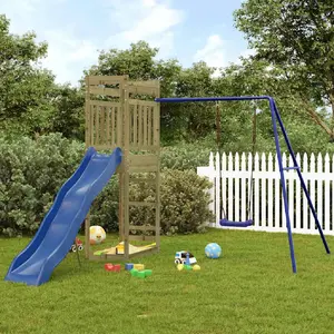 Comparateur de prix : vidaXL Aire de jeux d'extérieur bois de pin imprégné